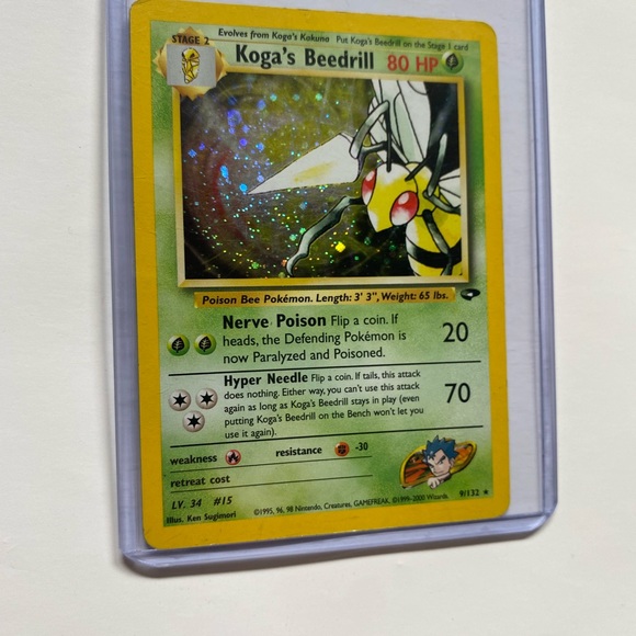 Pokémon Gym Set Kogas Beedrill - Picture 3 of 3